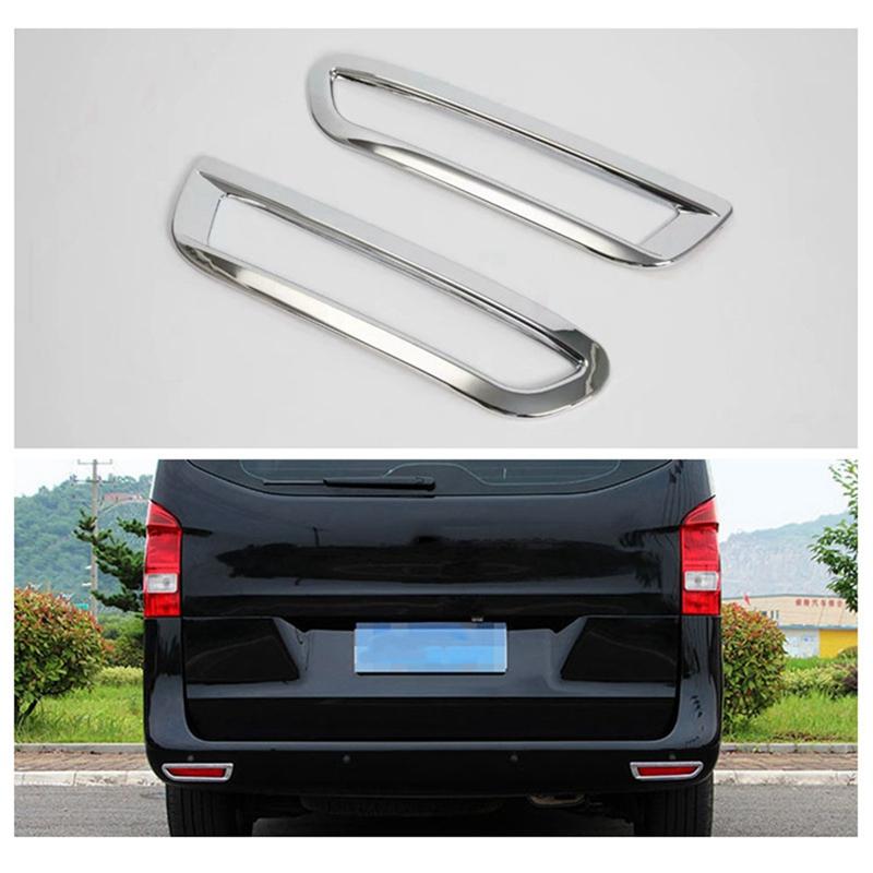 For Mercedes-Benz Vito (W447) V-Class 2017- ABS Chrome Rear Reflector Fog Light Lamp Cover Trim Bezel Frame Styling срібний
For Mercedes-Benz Vito (W447) V-Class 2017- ABS Chrome Rear Reflector Fog Light Lamp Cover Trim Bezel Frame Styling срібний