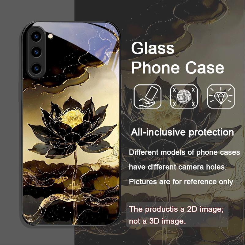 Luxury Floral Art Lotus Flower Pattern Tempered Glass Phone Case for Samsung Galaxy S25 Ultra S24 S23 Plus S22 S21 S20 FE Cover Galaxy S23+
Luxury Floral Art Lotus Flower Pattern Tempered Glass Phone Case for Samsung Galaxy S25 Ultra S24 S23 Plus S22 S21 S20 FE Cover Galaxy S23+
