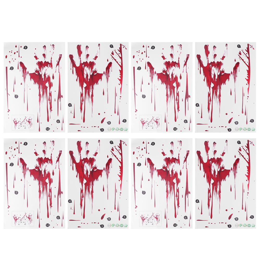 4 Set Scary Blood Handprints SelfAdhesive Halloween Stickers Wall Decals Haunted House Party Window
4 Set Scary Blood Handprints SelfAdhesive Halloween Stickers Wall Decals Haunted House Party Window