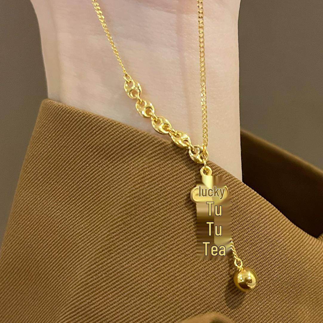 Vietnam Sa Gold Women s Lucky Top Sign Gold Necklace - Elegant Clavicle Chain Choker
Vietnam Sa Gold Women s Lucky Top Sign Gold Necklace - Elegant Clavicle Chain Choker