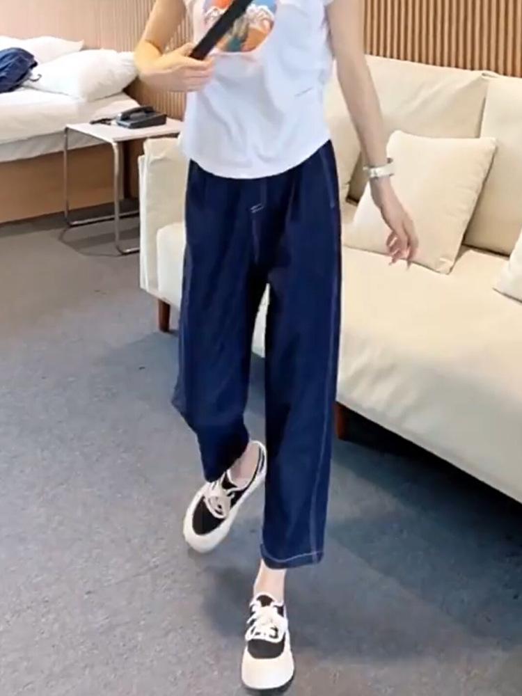 Women s Plus Size Harem Jeans: Summer, High Waist, Loose, Slimming, Straight & Wide Leg XL темно-синий
Women s Plus Size Harem Jeans: Summer, High Waist, Loose, Slimming, Straight & Wide Leg XL темно-синий