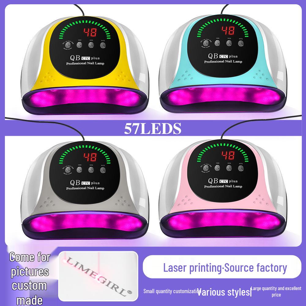 New 256W High-Power Nail Lamp with UV Quick-Drying & Smart Sensor, No Blackening. US Standard рожевий
New 256W High-Power Nail Lamp with UV Quick-Drying & Smart Sensor, No Blackening. US Standard рожевий