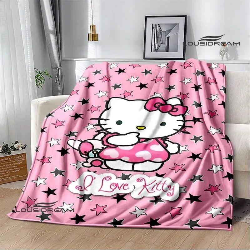 Cartoon Cat Hello Girl Printed Blanket Kids Warm Blanket Flannel Soft Throw Blanket Travel Picnic Blanket Blanket for Gift All Seasons
Cartoon Cat Hello Girl Printed Blanket Kids Warm Blanket Flannel Soft Throw Blanket Travel Picnic Blanket Blanket for Gift All Seasons