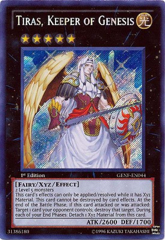 YuGiOh Zexal Generation Force Single Card Хранитель Генезиса Секрет Редкий Тирас, GENF-EN044
YuGiOh Zexal Generation Force Single Card Хранитель Генезиса Секрет Редкий Тирас, GENF-EN044