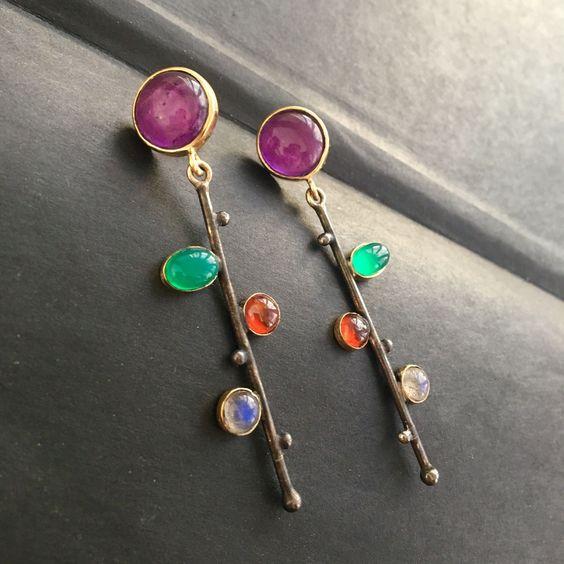 Simple Round Oval Geometry Green White Orange Purple Stone Earrings for Women Vintage Copper Color Dangle Earrings for Women
Simple Round Oval Geometry Green White Orange Purple Stone Earrings for Women Vintage Copper Color Dangle Earrings for Women