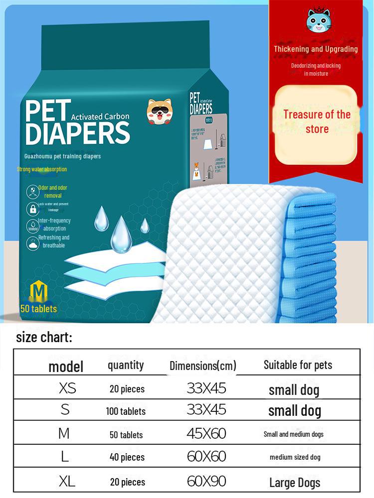 Подгузники для домашних животных: Набор из 100 штук абсорбирующих дезодорирующих пеленок для собак и кошек - Идеально для пород тедди и бишон
Подгузники для домашних животных: Набор из 100 штук абсорбирующих дезодорирующих пеленок для собак и кошек - Идеально для пород тедди и бишон