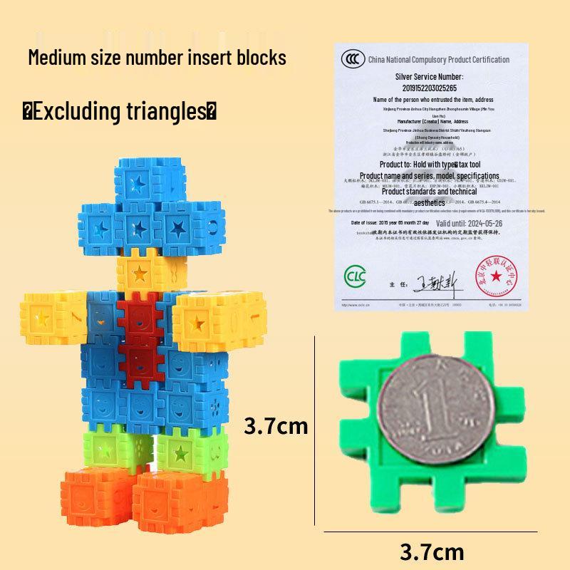 Large Building Blocks Toy for Ages 1-6, House Assembly Set for Boys and Girls
Large Building Blocks Toy for Ages 1-6, House Assembly Set for Boys and Girls
