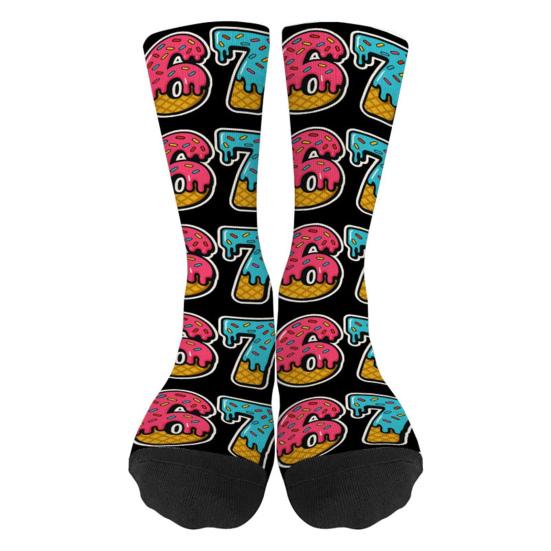 67 Meme Crew Socks Donut Cream Drops Six Seven Funny Socks Baseball Mason 67 Casual Socks Gift for Men Women Friends
67 Meme Crew Socks Donut Cream Drops Six Seven Funny Socks Baseball Mason 67 Casual Socks Gift for Men Women Friends