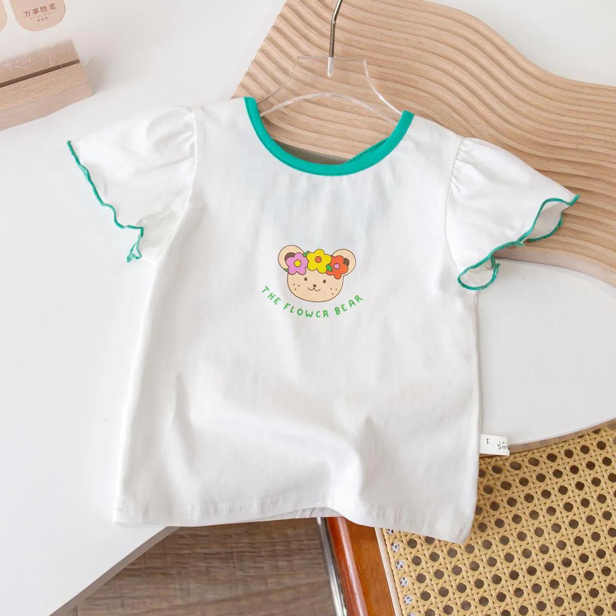 Летняя футболка с короткими рукавами и круглым вырезом для девочек, универсальная футболка с пышными рукавами 110 белый
Летняя футболка с короткими рукавами и круглым вырезом для девочек, универсальная футболка с пышными рукавами 110 белый