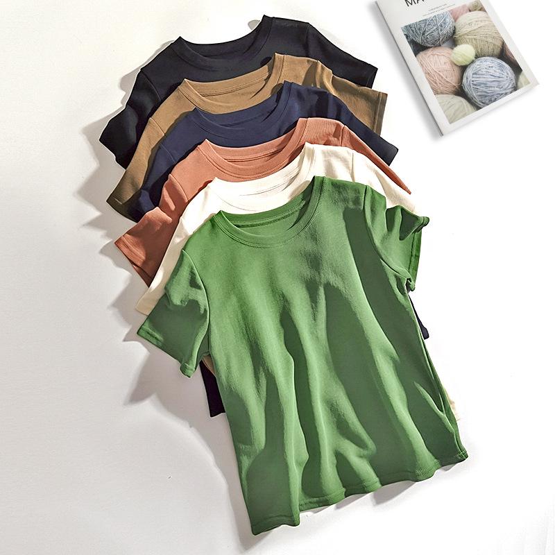 Women s Green Solid Color Short Sleeve T-Shirt - Summer 2024 Petite Style Medium
Women s Green Solid Color Short Sleeve T-Shirt - Summer 2024 Petite Style Medium
