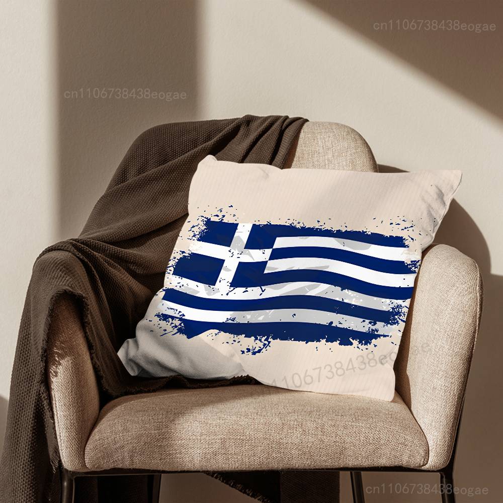Greek Art Greece Flag Pillow Case For Room Sofa Cushion Cover Suitable For Home Bedroom Decoration And Protector 30cmx30cm
Greek Art Greece Flag Pillow Case For Room Sofa Cushion Cover Suitable For Home Bedroom Decoration And Protector 30cmx30cm