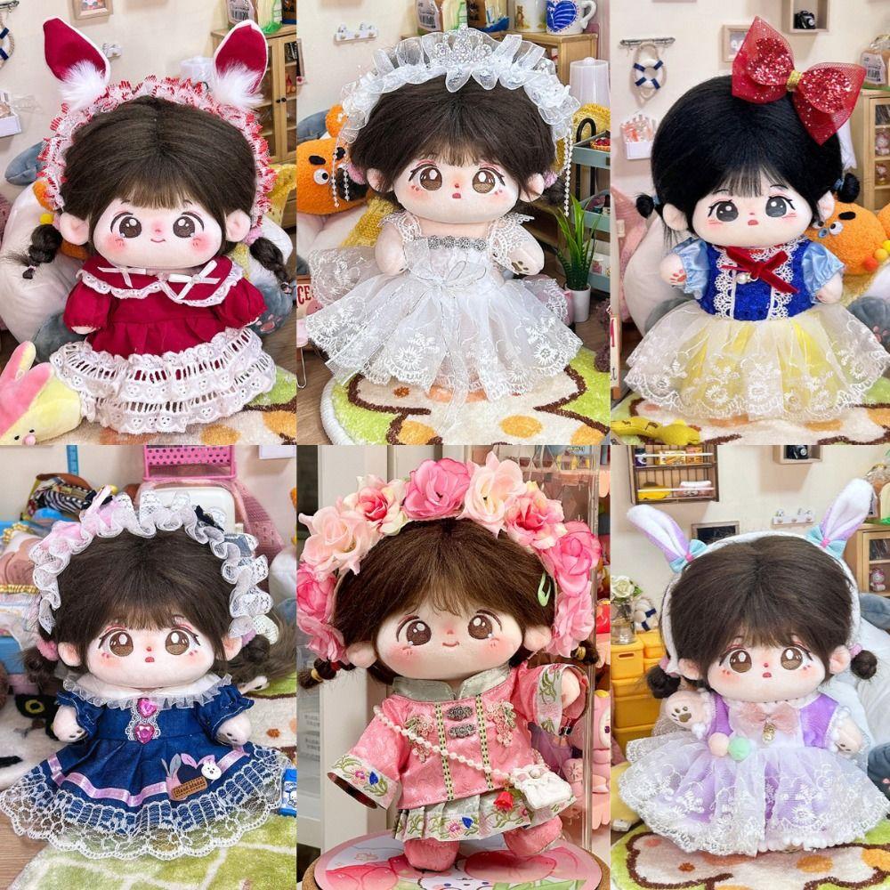 BJD Doll Clothes 20cm Cotton Doll Princess Skirt Cute Headband Accessories Plush Toy TY-4
BJD Doll Clothes 20cm Cotton Doll Princess Skirt Cute Headband Accessories Plush Toy TY-4