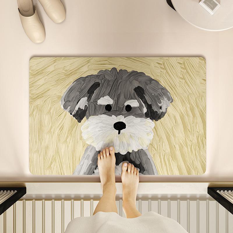 Cartoon diatom mud bath mat bath water absorption anti-dirty anti-slip anti-quick dry mat 40X60cm 15.7X23.6in
Cartoon diatom mud bath mat bath water absorption anti-dirty anti-slip anti-quick dry mat 40X60cm 15.7X23.6in