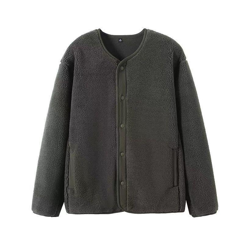 Men s Windproof Fleece Cardigan Jacket, Black - Imitation Lambswool, Long Sleeve, Autumn/Winter Warm Top Small оливковый
Men s Windproof Fleece Cardigan Jacket, Black - Imitation Lambswool, Long Sleeve, Autumn/Winter Warm Top Small оливковый