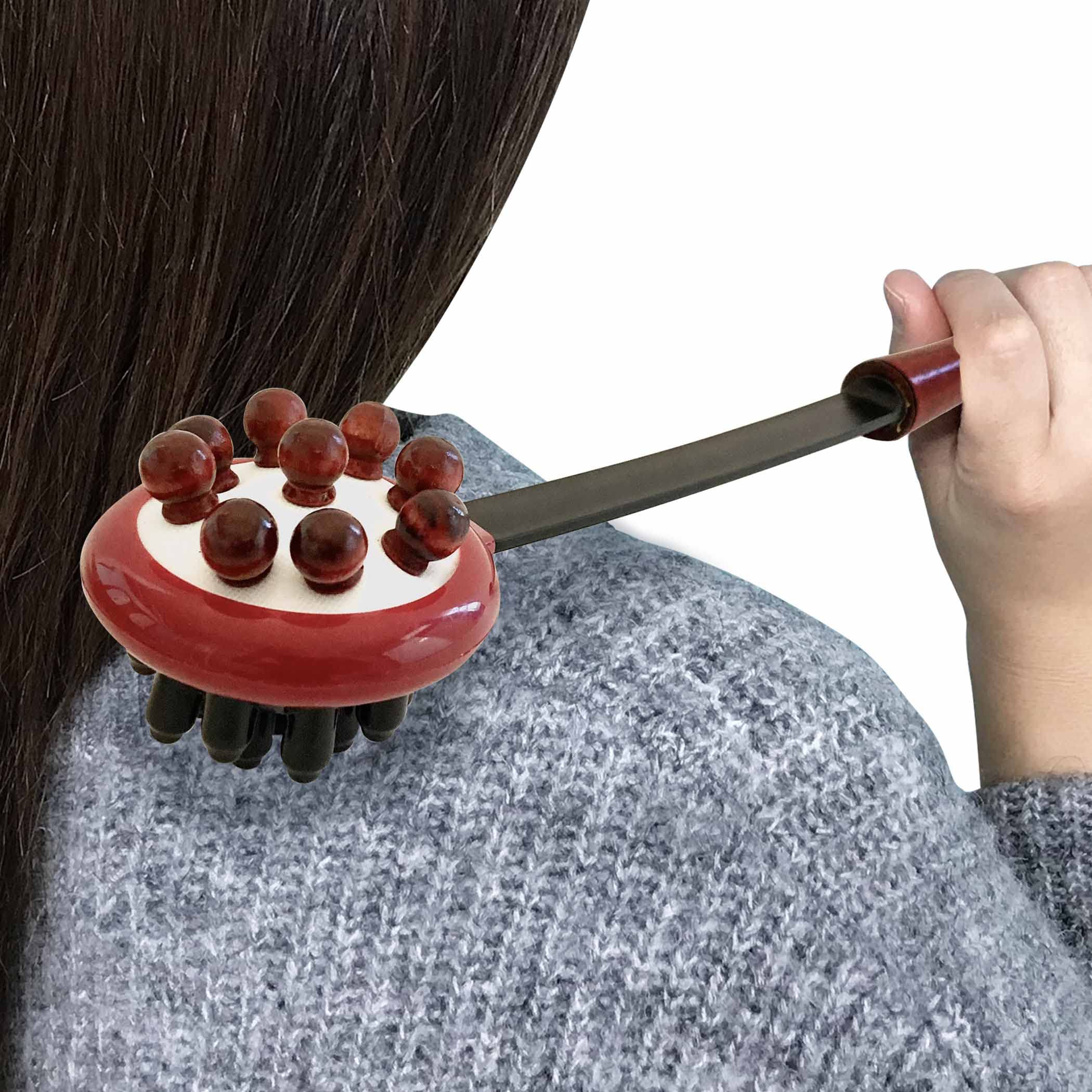 2-in-1! Relax and unwind with this shoulder massager for stiff shoulders, acupressure points, lower back, and calf massage. (1 piece)
2-in-1! Relax and unwind with this shoulder massager for stiff shoulders, acupressure points, lower back, and calf massage. (1 piece)