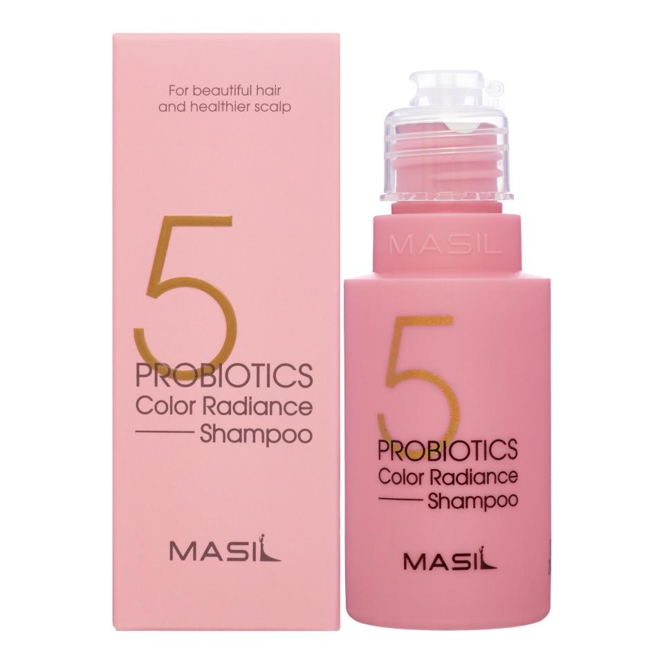 MASIL 5 PROBIOTICS COLOR RADIANCE SHAMPOO Шампунь для окрашенных волос с защитой цвета 50мл 
MASIL 5 PROBIOTICS COLOR RADIANCE SHAMPOO Шампунь для окрашенных волос с защитой цвета 50мл