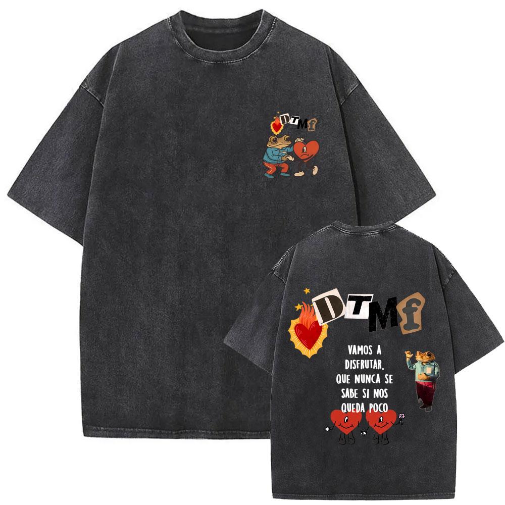 Rapper Bad Bunny Vintage Washed Tshirt Debi Tirar Mas Fotos DTMF World Tour T Shirts Mens Clothing Fashion Hip Hop Tshirts S
Rapper Bad Bunny Vintage Washed Tshirt Debi Tirar Mas Fotos DTMF World Tour T Shirts Mens Clothing Fashion Hip Hop Tshirts S