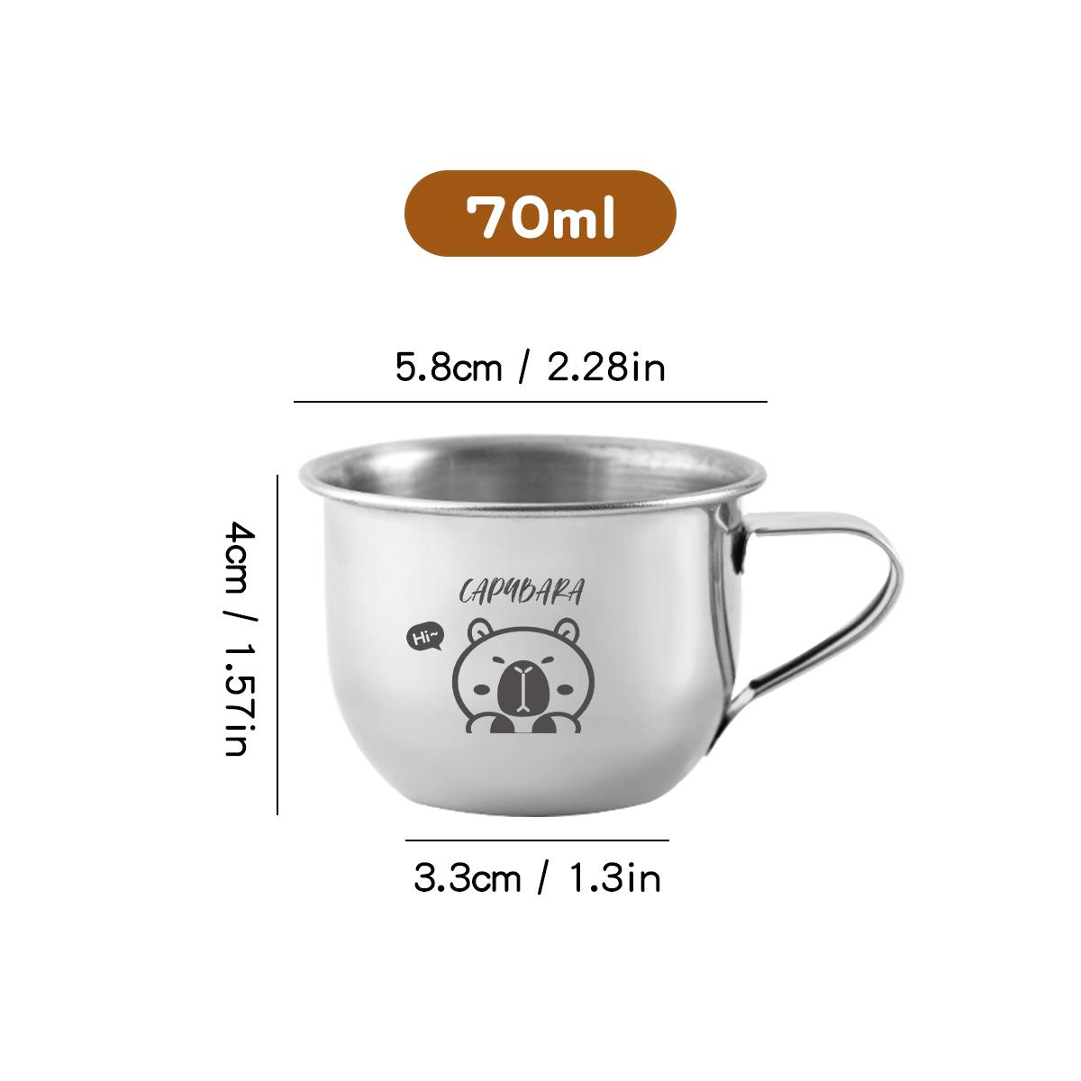 WORTHBUY Милый мини-стакан для воды с капибарой для детей с ручкой 304 нержавеющая сталь чашка для молока и кофе кружка прочная защита от ожогов стакан для питья 200ml
WORTHBUY Милый мини-стакан для воды с капибарой для детей с ручкой 304 нержавеющая сталь чашка для молока и кофе кружка прочная защита от ожогов стакан для питья 200ml