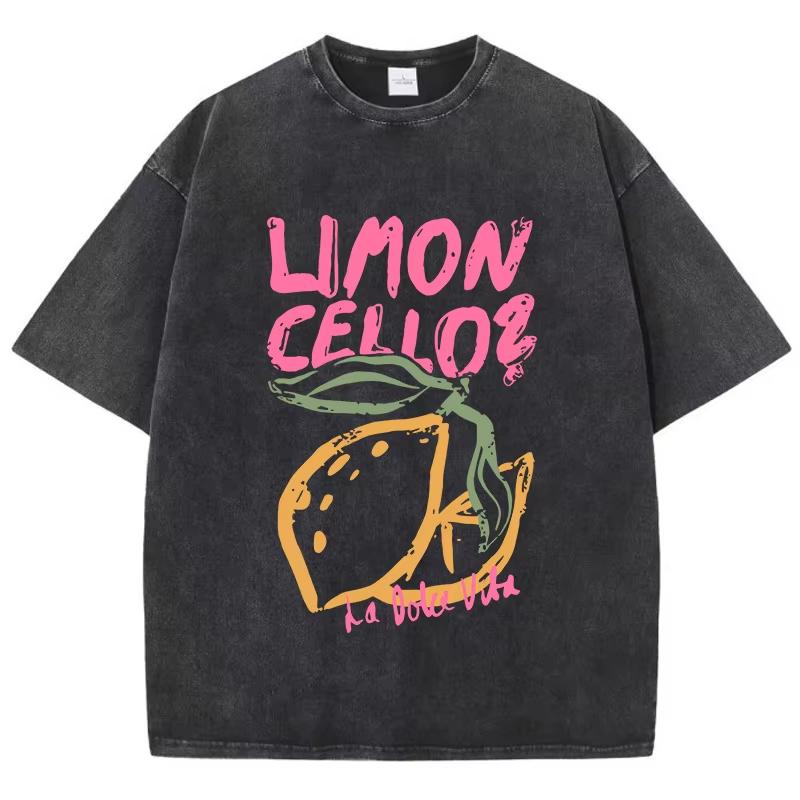 Vintage Washed LIMON CELLO Lemon Graphic TShirt Men Women Streetwear Retro Summer Fruit Design Short Sleeve Top Perfect Gift S
Vintage Washed LIMON CELLO Lemon Graphic TShirt Men Women Streetwear Retro Summer Fruit Design Short Sleeve Top Perfect Gift S
