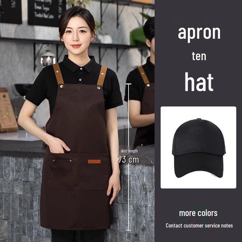 Waterproof Black Strap-On Apron with Logo Printing for Catering, Restaurant, and Coffee Work
Waterproof Black Strap-On Apron with Logo Printing for Catering, Restaurant, and Coffee Work