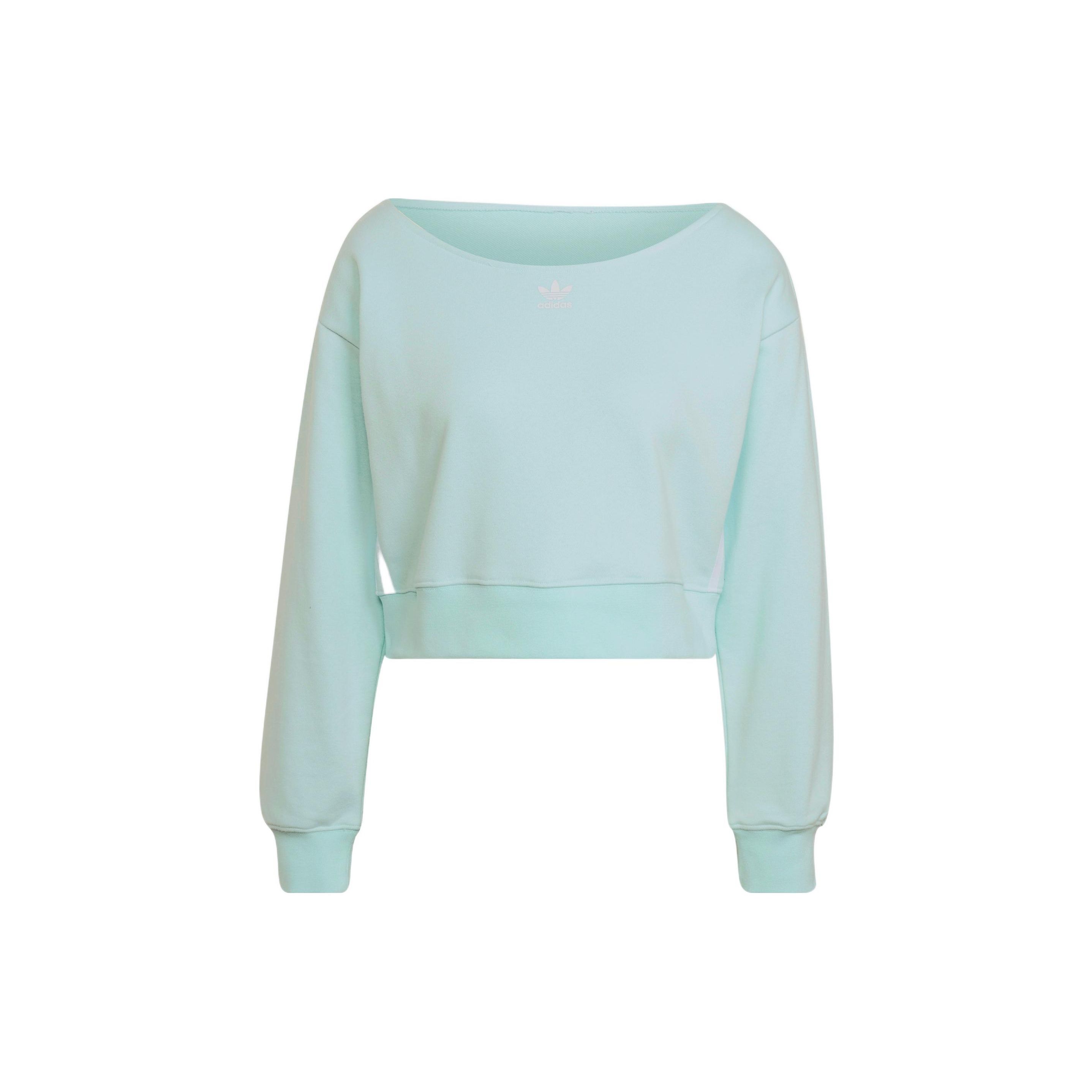 Adidas Originals Slouchy Crew Solid Logo Short Sports Round Neck Pullover Sweatshirt Women sweatshirt Blue HU1645 48
Adidas Originals Slouchy Crew Solid Logo Short Sports Round Neck Pullover Sweatshirt Women sweatshirt Blue HU1645 48