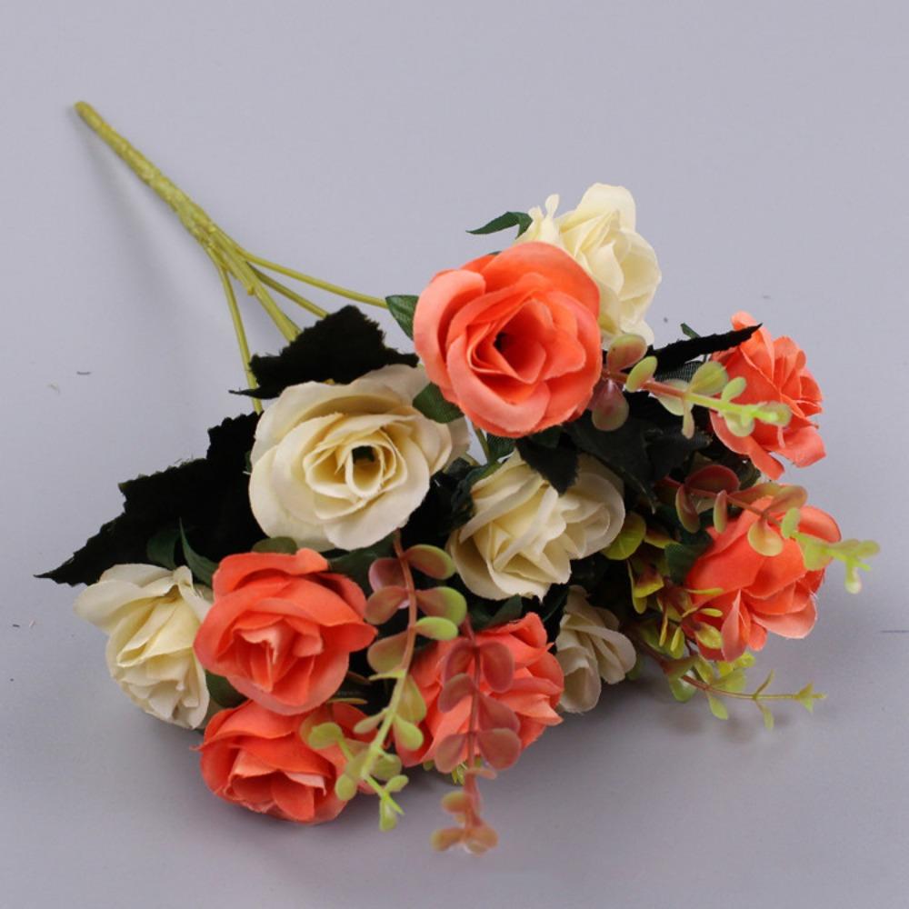 12 Heads Lifelike Rose Flowers Silk Simulation Plants Leaves NEW Artificial Eucalyptus Rose Gift
12 Heads Lifelike Rose Flowers Silk Simulation Plants Leaves NEW Artificial Eucalyptus Rose Gift