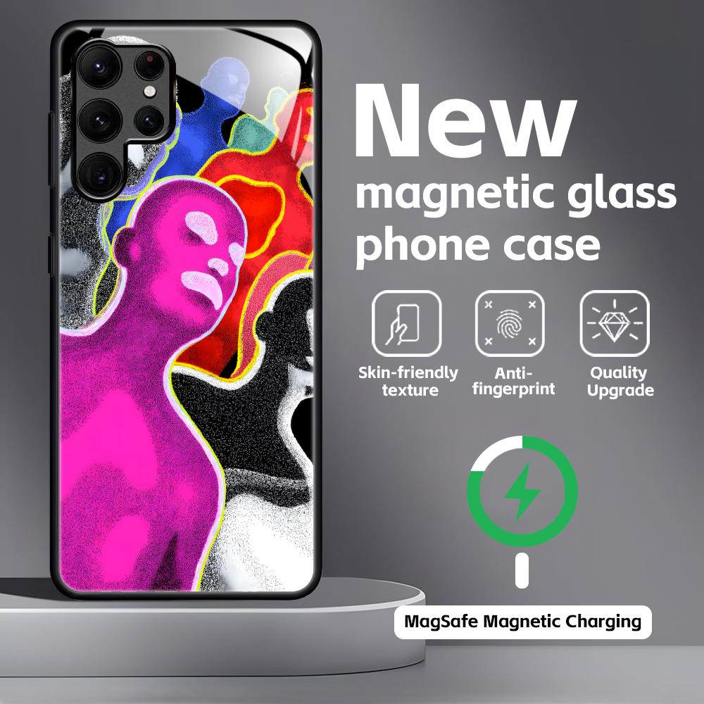 Cool pattern Phone Case For Samsung S26 S25 S24 S23 S22 S21 Plus Ultra Note20 Glass Magnetic Case Galaxy S23 Ultra
Cool pattern Phone Case For Samsung S26 S25 S24 S23 S22 S21 Plus Ultra Note20 Glass Magnetic Case Galaxy S23 Ultra