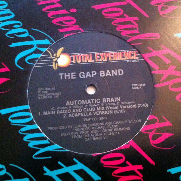 12inch Record GAP BAND - Automatic Brain TED12636 Total Experienc 1986 US Soul/Funk Used
12inch Record GAP BAND - Automatic Brain TED12636 Total Experienc 1986 US Soul/Funk Used