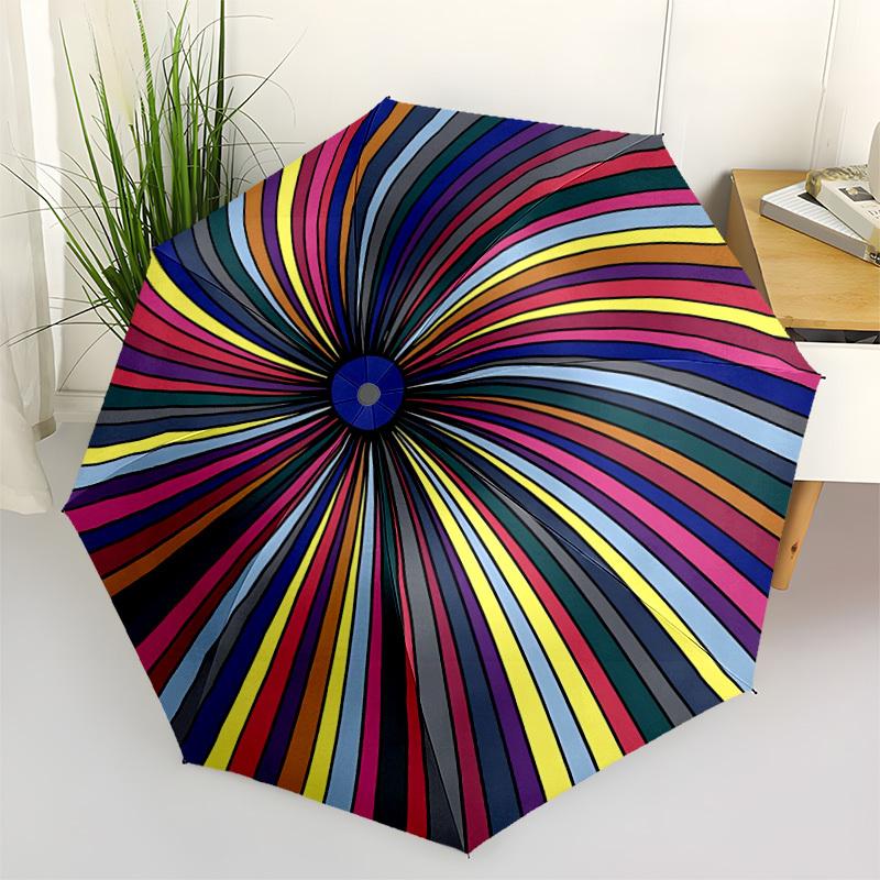 1pc Spiral Colors Automatic Opening/Closing Folding Umbrella with 8 Ribs,Portable Sunshade Umbrella Birthday and Holiday gifts yy251231158
1pc Spiral Colors Automatic Opening/Closing Folding Umbrella with 8 Ribs,Portable Sunshade Umbrella Birthday and Holiday gifts yy251231158