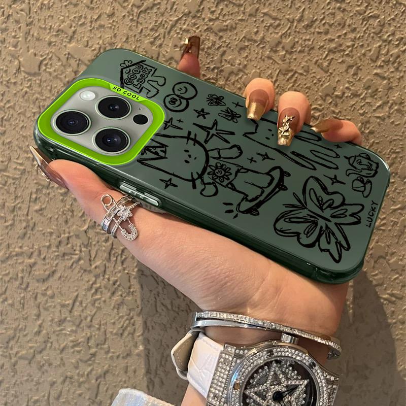 Cute Cartoon Cat Skateboard Doodle Frosted Case for iPhone 17 16 E 15 14 Plus 13 12 Mini 11 Pro Max Acrylic Silicone Hard Cover iPhone 11
Cute Cartoon Cat Skateboard Doodle Frosted Case for iPhone 17 16 E 15 14 Plus 13 12 Mini 11 Pro Max Acrylic Silicone Hard Cover iPhone 11