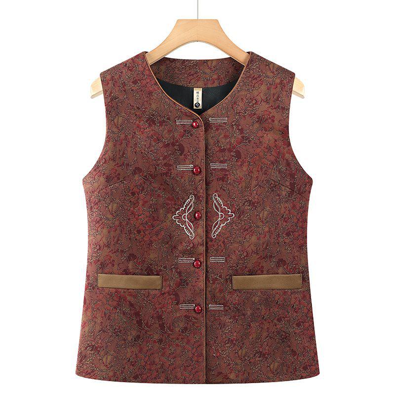 Grandma s Spring Fashion Vest: Stylish Chinese Waistcoat for Middle-Aged & Elderly Women, Perfect Autumn Wear for 60+ 4XL for 65-72.5 kg
Grandma s Spring Fashion Vest: Stylish Chinese Waistcoat for Middle-Aged & Elderly Women, Perfect Autumn Wear for 60+ 4XL for 65-72.5 kg