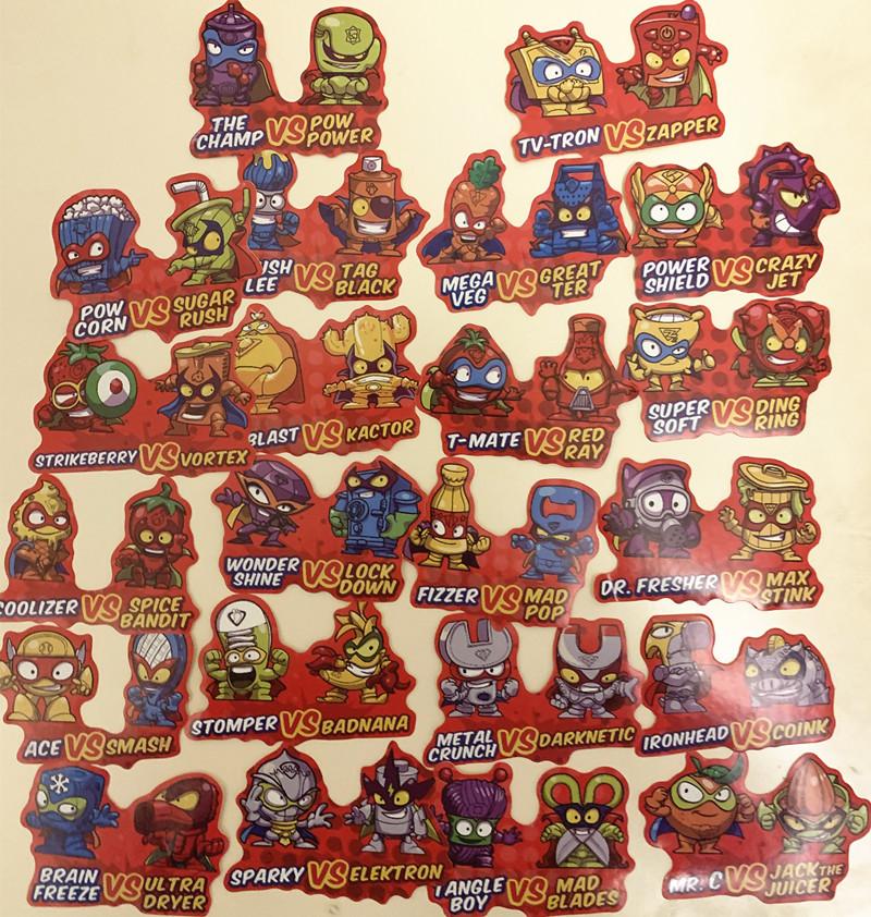 1 set No Repeat Superzings Characters Stickers for Baby Kids Playing Toy Cartoon Superzings Pegatinas for Party Decoration
1 set No Repeat Superzings Characters Stickers for Baby Kids Playing Toy Cartoon Superzings Pegatinas for Party Decoration