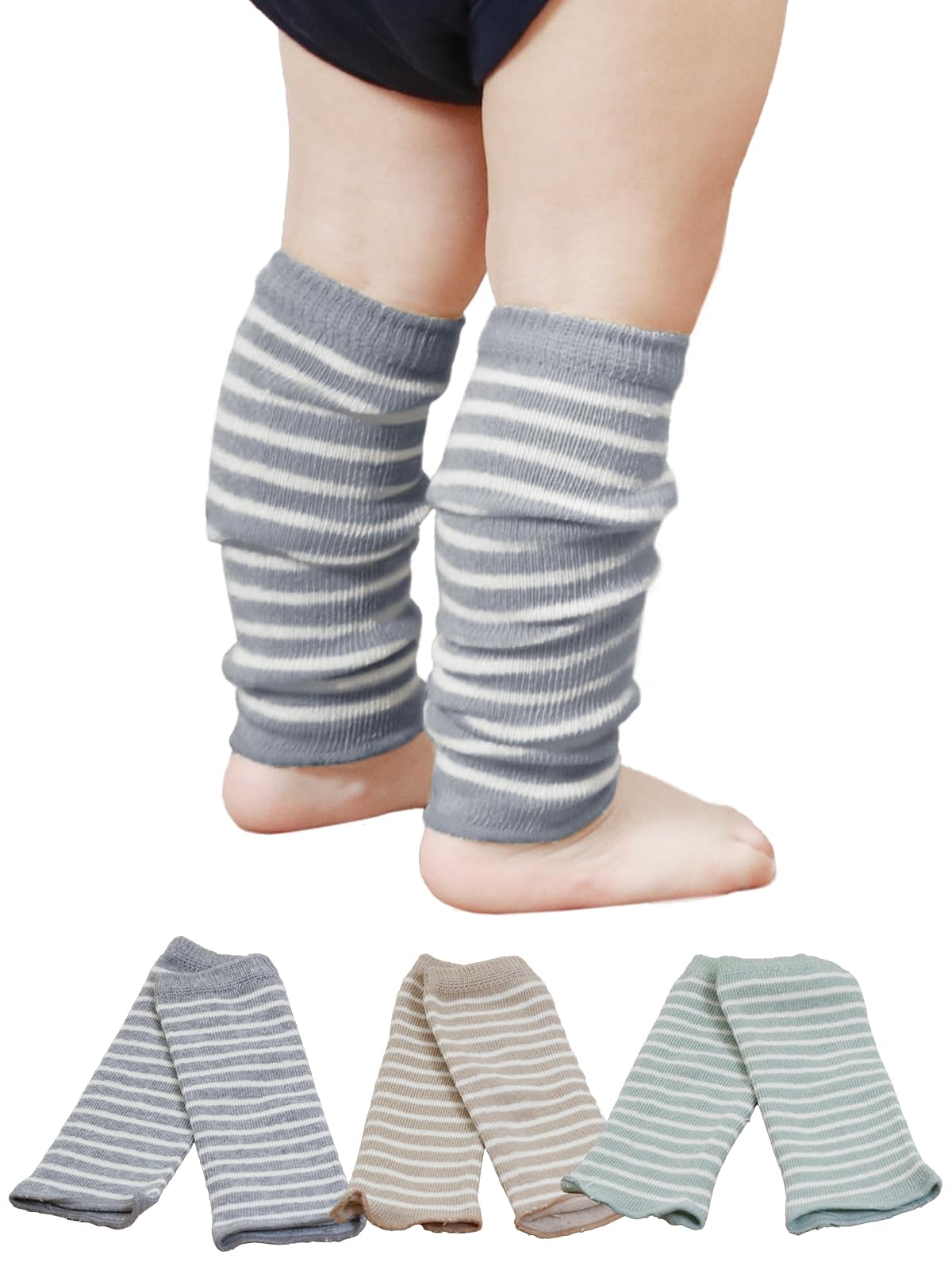 Maison Peony Baby Leg Thick for Newborns Made in Japan Warmers, 3-Pair Set, Striped, 100% Cotton, (3-24 Months), Gift, Present, (Charcoal, Brown,
Maison Peony Baby Leg Thick for Newborns Made in Japan Warmers, 3-Pair Set, Striped, 100% Cotton, (3-24 Months), Gift, Present, (Charcoal, Brown,