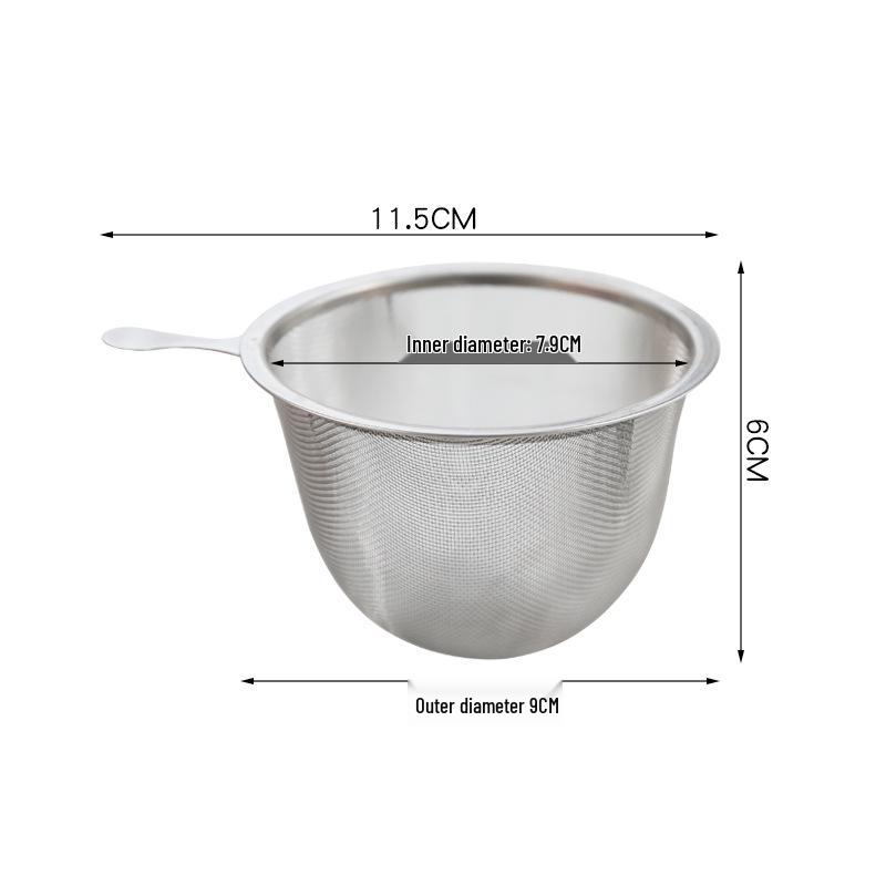 Stainless Steel Multipurpose Infuser & Strainer: Tea, Soy Milk, Flour, Chinese Medicine, Juice, Edible Filter Mesh
Stainless Steel Multipurpose Infuser & Strainer: Tea, Soy Milk, Flour, Chinese Medicine, Juice, Edible Filter Mesh