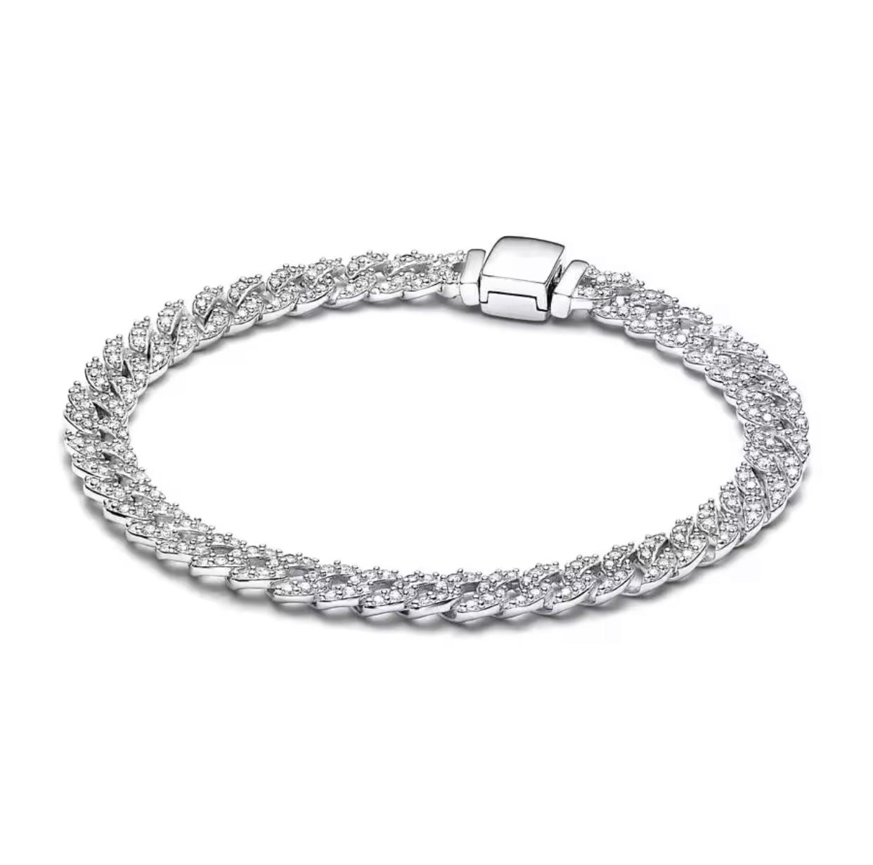Hot 100% elegant 925 sterling silver fitted original sparkling luxury zircon chain bracelet women s DIY birthday gift jewelry 21cm
Hot 100% elegant 925 sterling silver fitted original sparkling luxury zircon chain bracelet women s DIY birthday gift jewelry 21cm