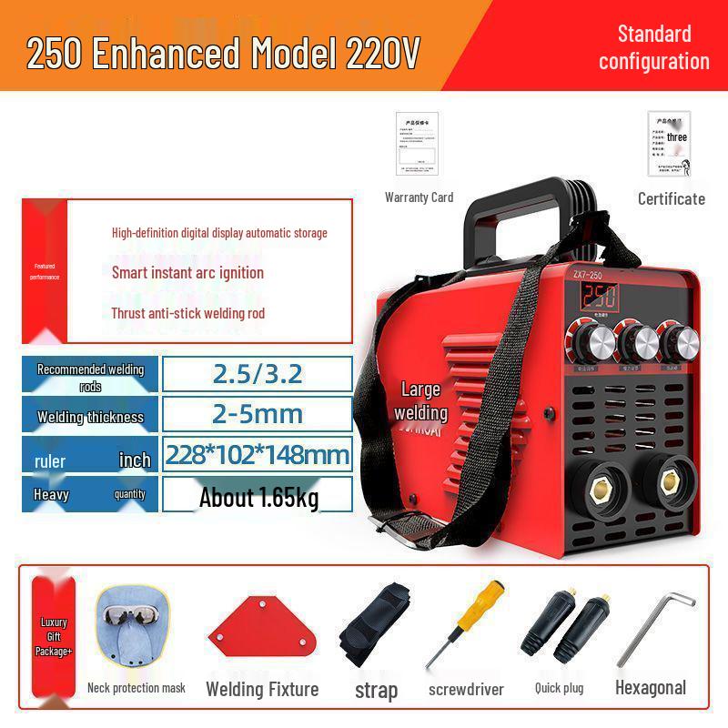 Big Weld 315 Dual Voltage Electric Welder: Simulate Laser, High Power 250 for Household & Industrial Use, 220v
Big Weld 315 Dual Voltage Electric Welder: Simulate Laser, High Power 250 for Household & Industrial Use, 220v