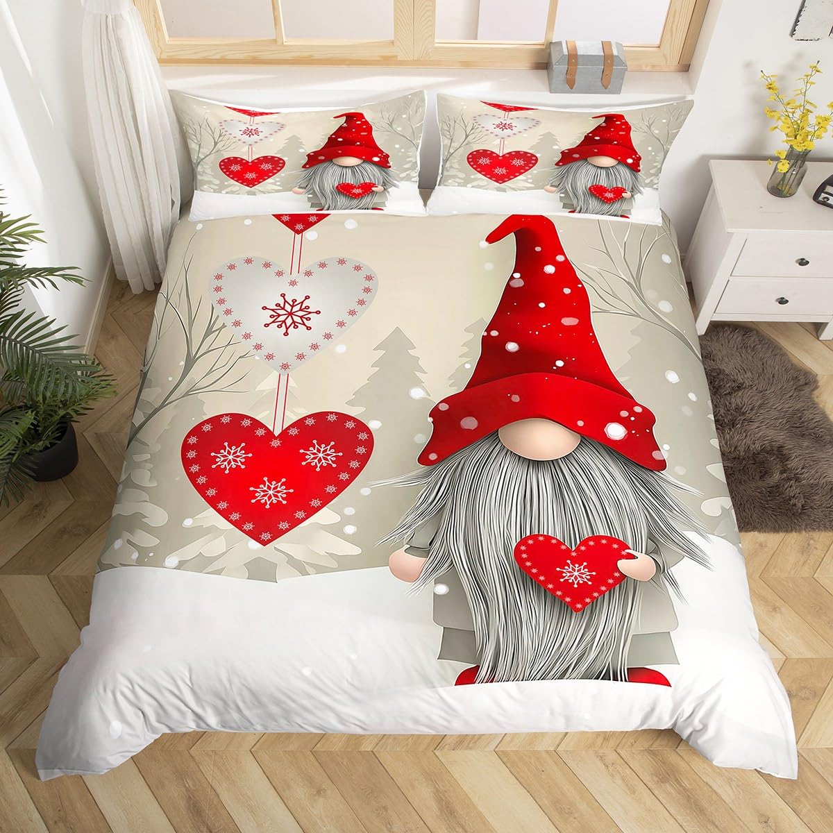 Comforter Happy New Year Xmas 3 Piece Snowman Bedding Set Winter Themed Comforter Merry Christmas Themed Comforter (quilt)-EU Single(135*200cm)3pcs
Comforter Happy New Year Xmas 3 Piece Snowman Bedding Set Winter Themed Comforter Merry Christmas Themed Comforter (quilt)-EU Single(135*200cm)3pcs