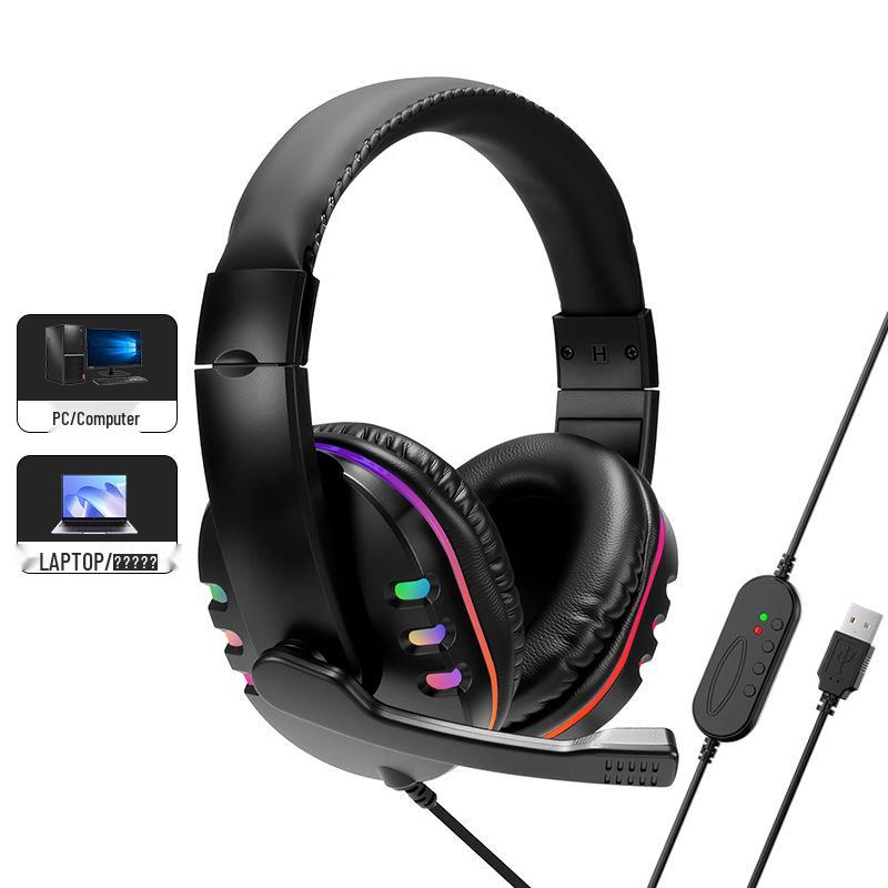 Hot-Selling Wired USB Gaming Headset with Mic for PC
Hot-Selling Wired USB Gaming Headset with Mic for PC