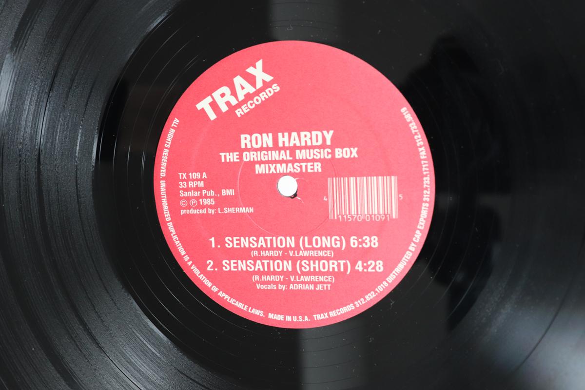 12inch Record RON HARDY Sensation TX109 TRAX 1998 US Dance Electronica Used
12inch Record RON HARDY Sensation TX109 TRAX 1998 US Dance Electronica Used