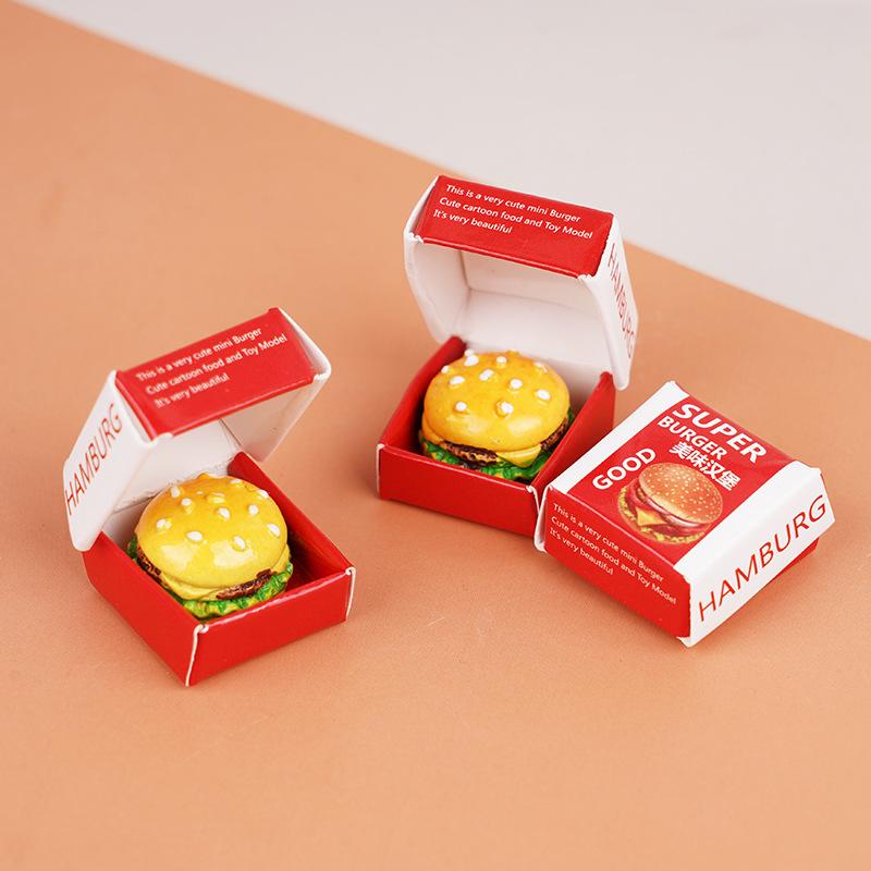Mini Simulation Fun Small Hamburger Doll House Ornament Food Food Play Children Play House Toy Model Small Items
Mini Simulation Fun Small Hamburger Doll House Ornament Food Food Play Children Play House Toy Model Small Items