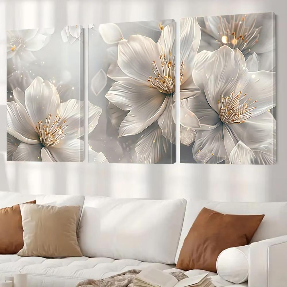 3pcs of fashionable white flower canvas wall art, blooming beautiful flower painting printmaking pictures, abstract flower wall (as the picture,20x30cm-3pcs)
3pcs of fashionable white flower canvas wall art, blooming beautiful flower painting printmaking pictures, abstract flower wall (as the picture,20x30cm-3pcs)