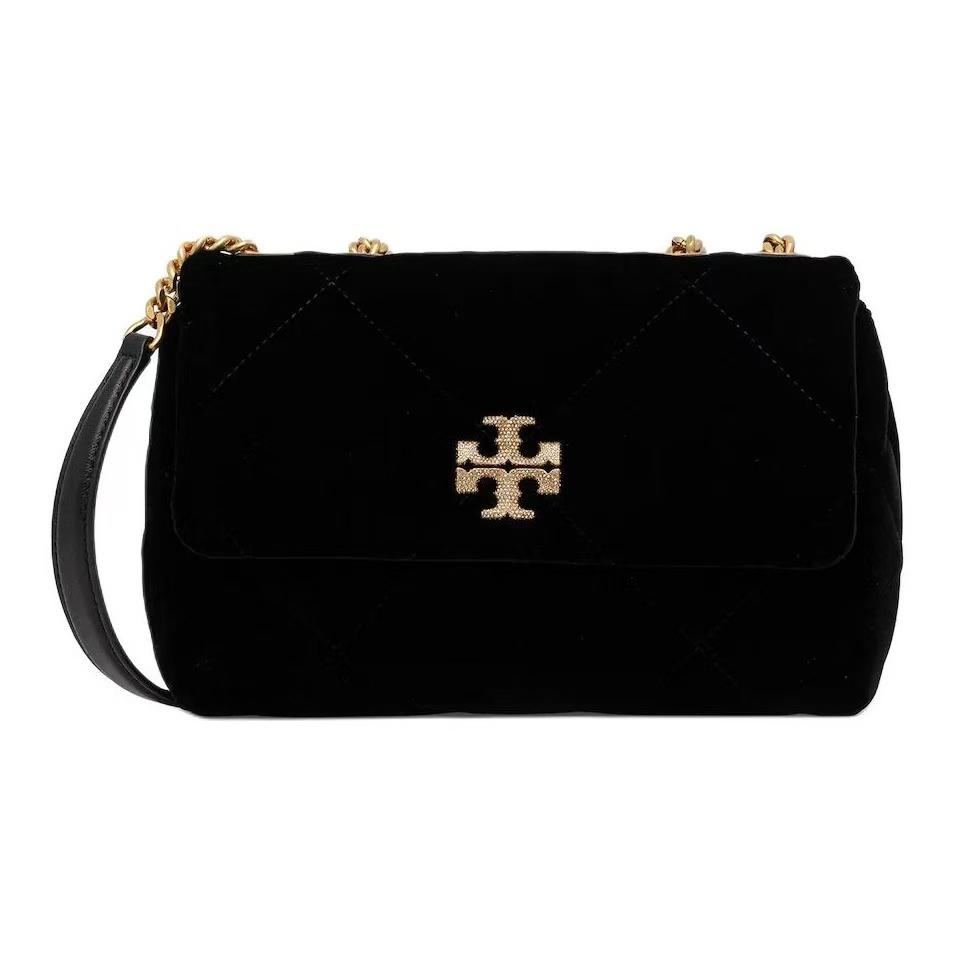 Tory Burch Kira Metallic Double T Logo Fabric Shoulder Bag Small Women Shoulder Bag Black 177517-001 Basic Set (Bag+Dust Bag)
Tory Burch Kira Metallic Double T Logo Fabric Shoulder Bag Small Women Shoulder Bag Black 177517-001 Basic Set (Bag+Dust Bag)