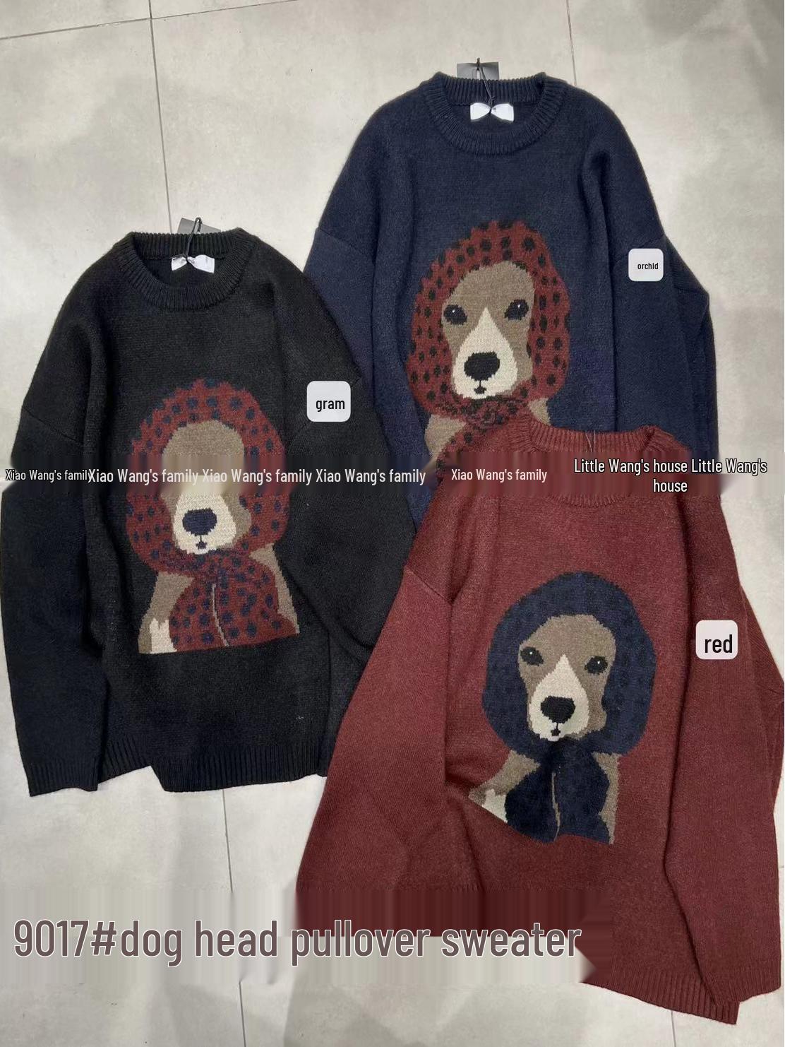 Xiao Wang s Winter Korean Plus Size Casual Print Thick Crew Neck Sweater One Size синій
Xiao Wang s Winter Korean Plus Size Casual Print Thick Crew Neck Sweater One Size синій