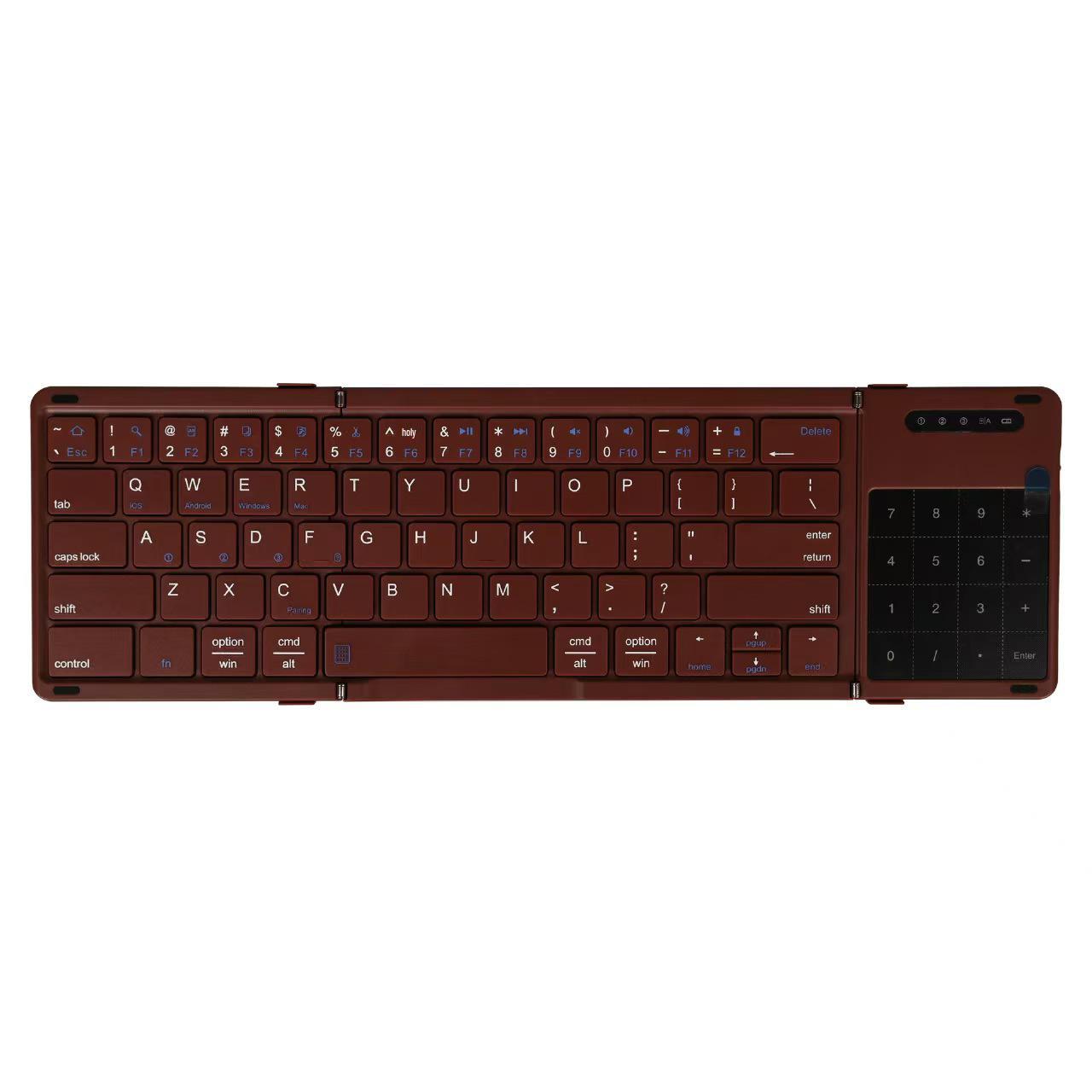 3-in-1 Leather Case with Bluetooth Keyboard & Touchpad for Laptops, iPads, Tablets, and Phones.
3-in-1 Leather Case with Bluetooth Keyboard & Touchpad for Laptops, iPads, Tablets, and Phones.