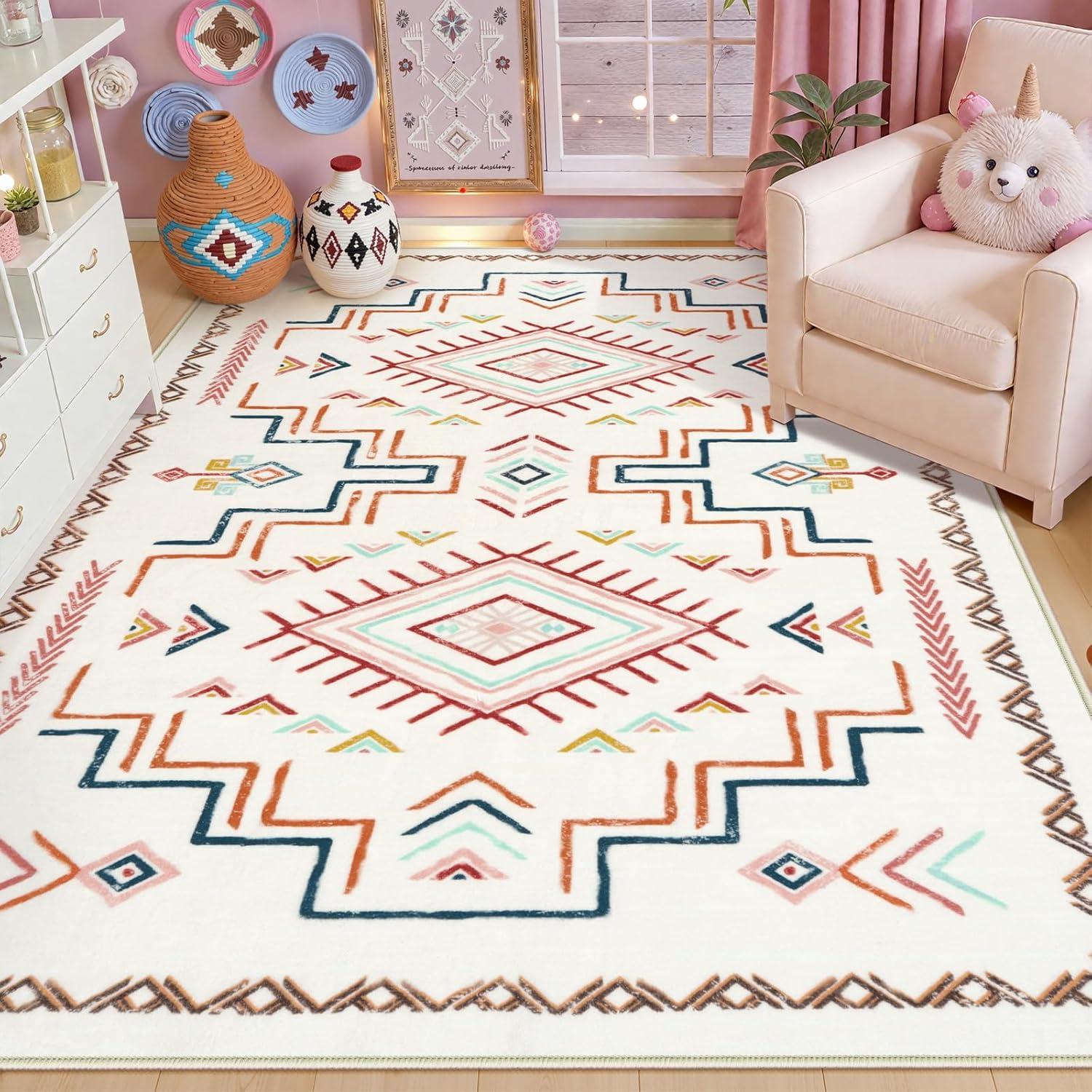 Washable Area Rug Western Non-Slip Entryway Rug Aztec Tribal Classic Rug for Bedroom Living Room Carpet for Indoor Kitchen 40x60cm
Washable Area Rug Western Non-Slip Entryway Rug Aztec Tribal Classic Rug for Bedroom Living Room Carpet for Indoor Kitchen 40x60cm