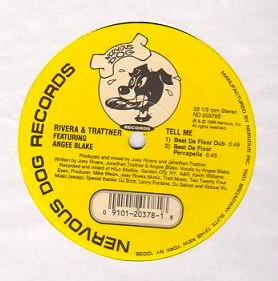 12inch Record RIVERATRATTNER ANGEE BLAKE Tell Me ND20378 Nervous Dog Rec 1999 US Dance Electronica Used
12inch Record RIVERATRATTNER ANGEE BLAKE Tell Me ND20378 Nervous Dog Rec 1999 US Dance Electronica Used
