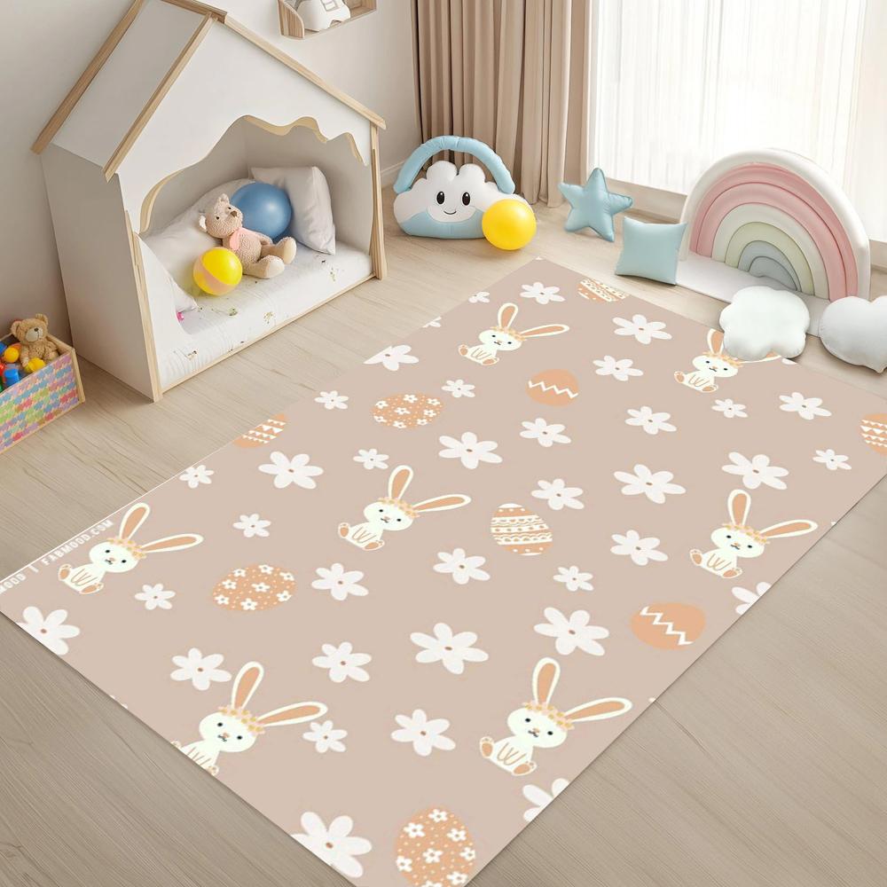 Rabbit Easter Egg Carpet Door Mat Cartoon Easter Bunny Carpet Living Room Bedroom Holiday Party Decoration Carpet Rug 40x60cm
Rabbit Easter Egg Carpet Door Mat Cartoon Easter Bunny Carpet Living Room Bedroom Holiday Party Decoration Carpet Rug 40x60cm