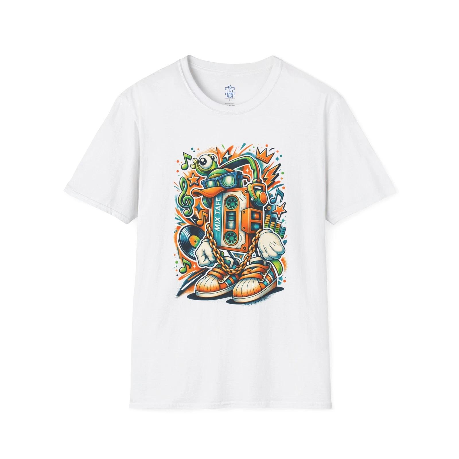 Vintage Cassette B-Boy with Gold Chain T shirt | Retro Hip Hop Tee 2XL
Vintage Cassette B-Boy with Gold Chain T shirt | Retro Hip Hop Tee 2XL