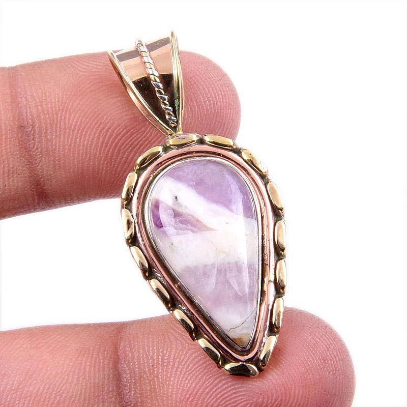 Natural Tiffany Stone 925 Solid Sterling Silver Gift TwoTone Pendant 1.75 v3c08
Natural Tiffany Stone 925 Solid Sterling Silver Gift TwoTone Pendant 1.75 v3c08