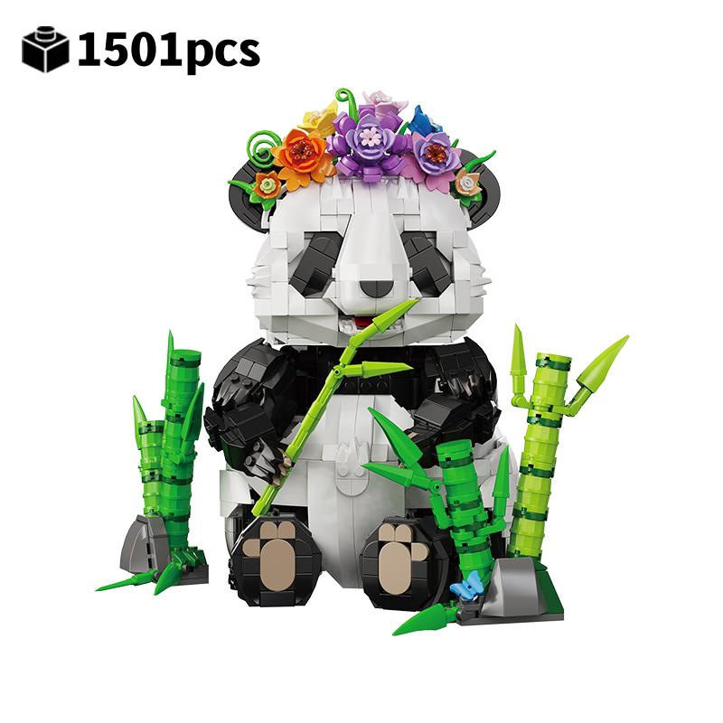 Creative DIY Cute Panda Animal Building Blocks Set Bamboo Forest Desktop Decor Model MOC Assembly Bricks Toy for Kids Gift 1501pcs
Creative DIY Cute Panda Animal Building Blocks Set Bamboo Forest Desktop Decor Model MOC Assembly Bricks Toy for Kids Gift 1501pcs